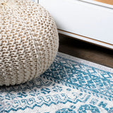 Boho Cottage Medallion Area Rug
