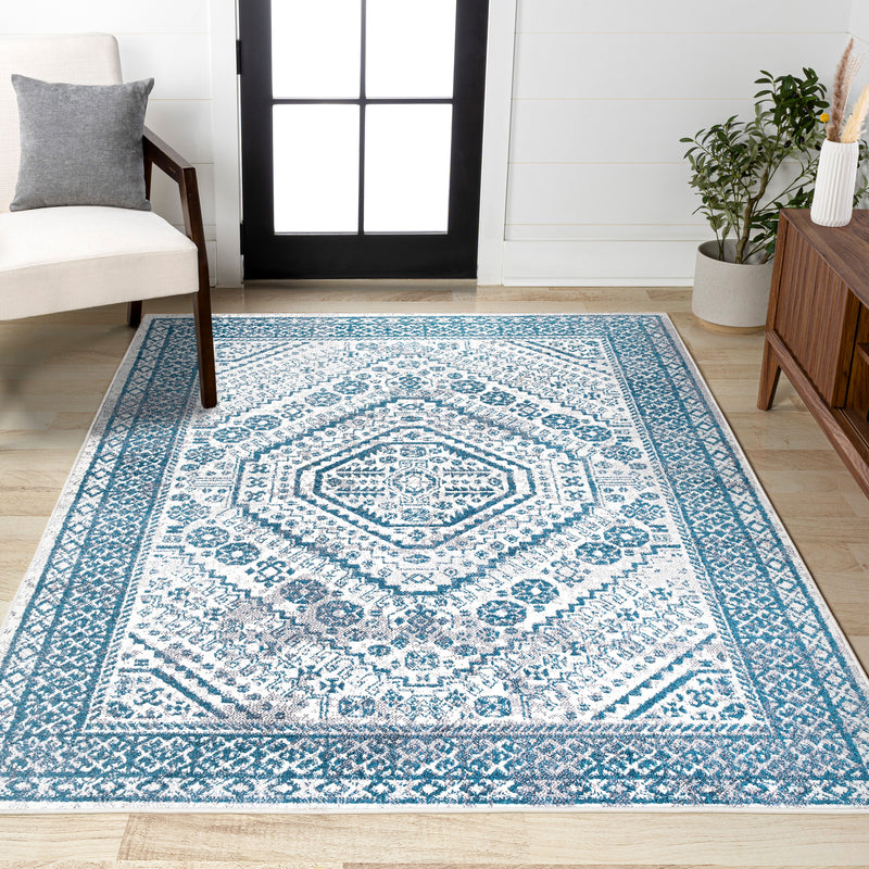 Boho Cottage Medallion Area Rug