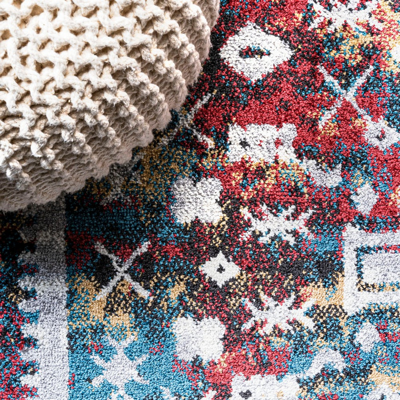 Dhiya Distressed Kilim Area Rug