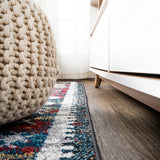 Dhiya Distressed Kilim Area Rug