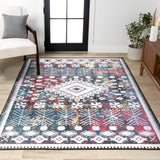 Dhiya Distressed Kilim Area Rug