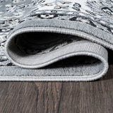 Palmette Modern Persian Floral Area Rug