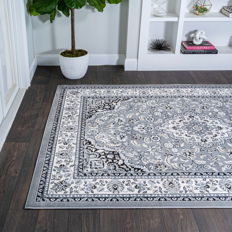 Palmette Modern Persian Floral Area Rug
