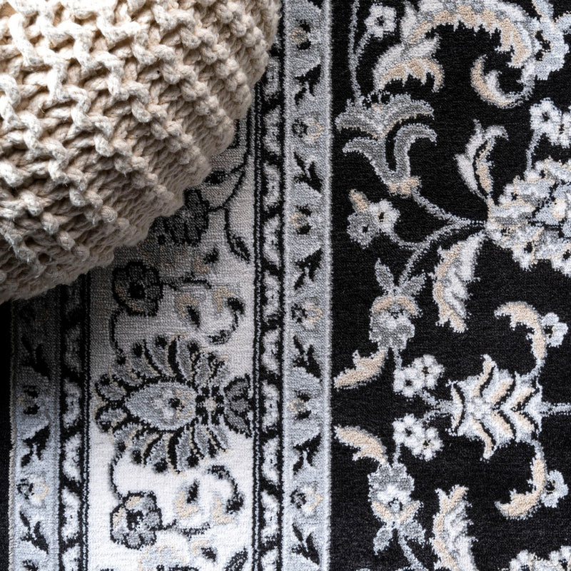 Palmette Modern Persian Floral Area Rug