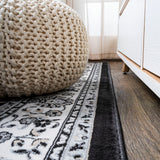 Palmette Modern Persian Floral Area Rug