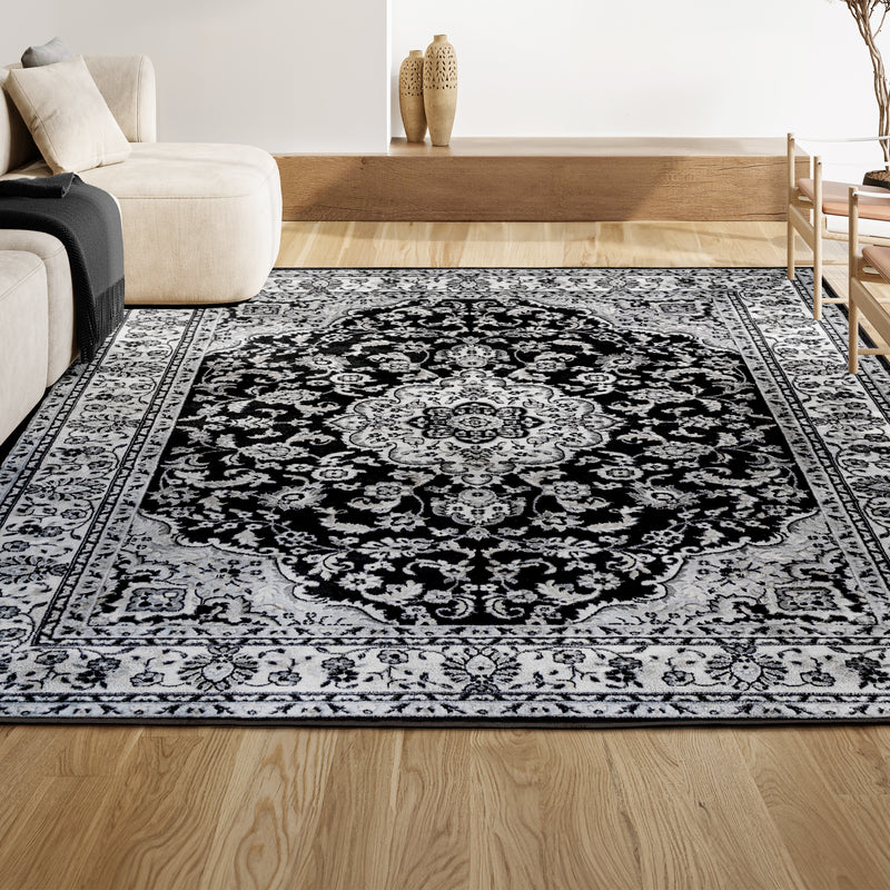 Palmette Modern Persian Floral Area Rug