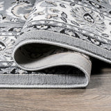 Palmette Modern Persian Floral Area Rug