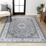 Palmette Modern Persian Floral Area Rug