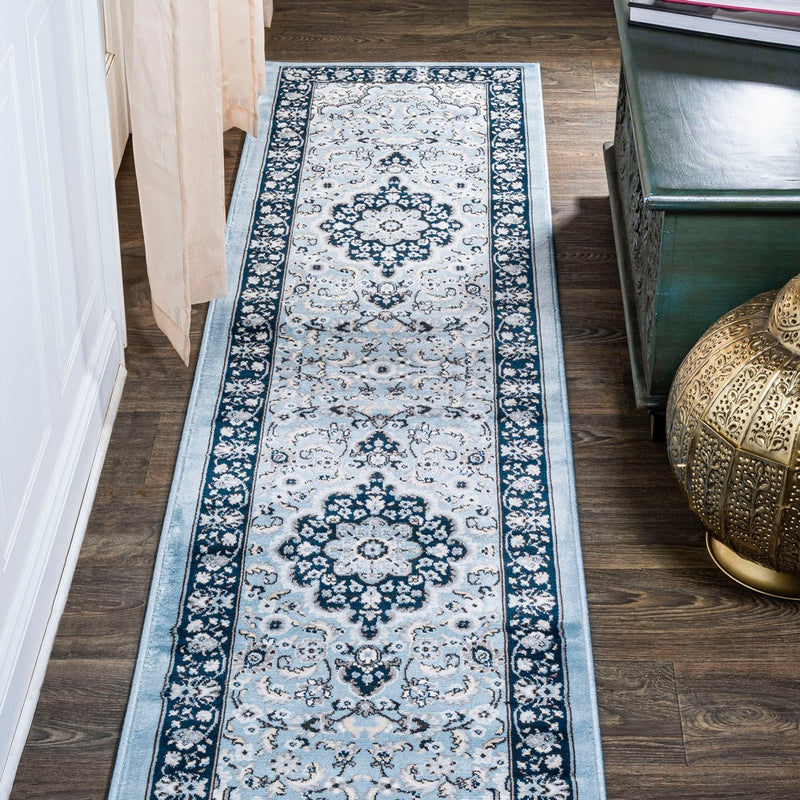 Palmette Modern Persian Floral Area Rug