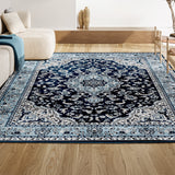 Palmette Modern Persian Floral Area Rug