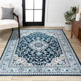 Palmette Modern Persian Floral Area Rug