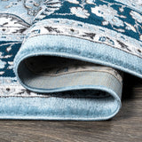 Palmette Modern Persian Floral Area Rug