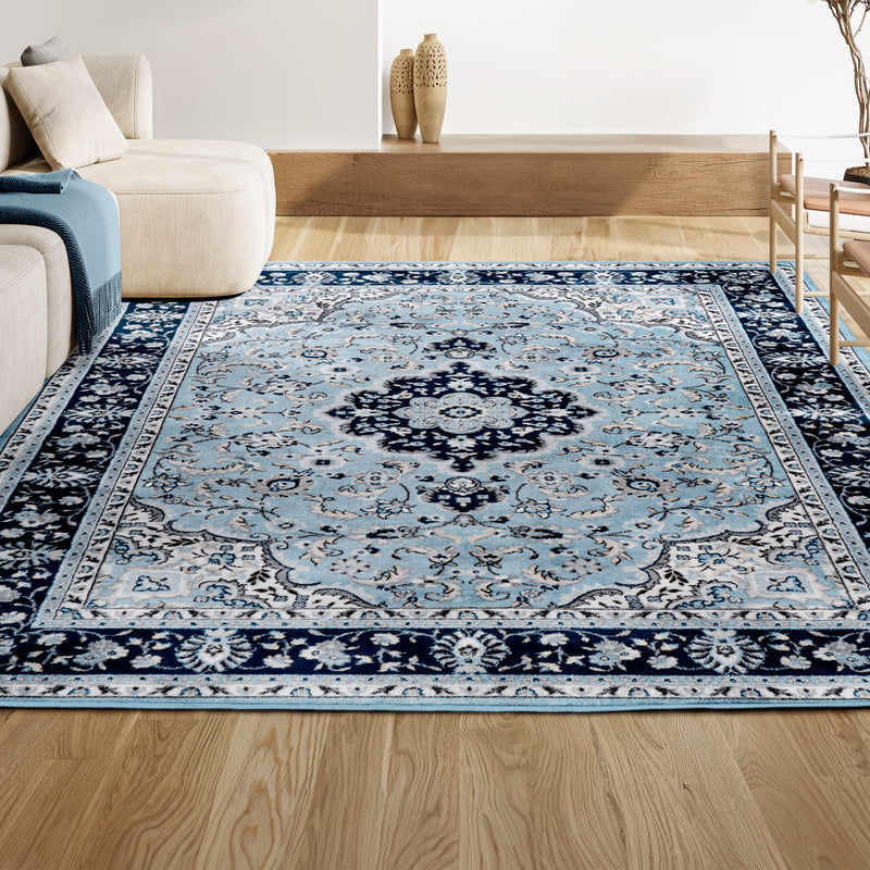 Palmette Modern Persian Floral Area Rug