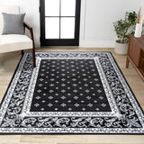 Acanthus French Border Area Rug