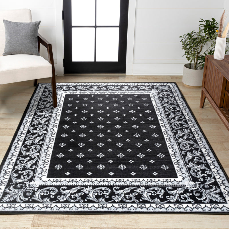 Acanthus French Border Area Rug