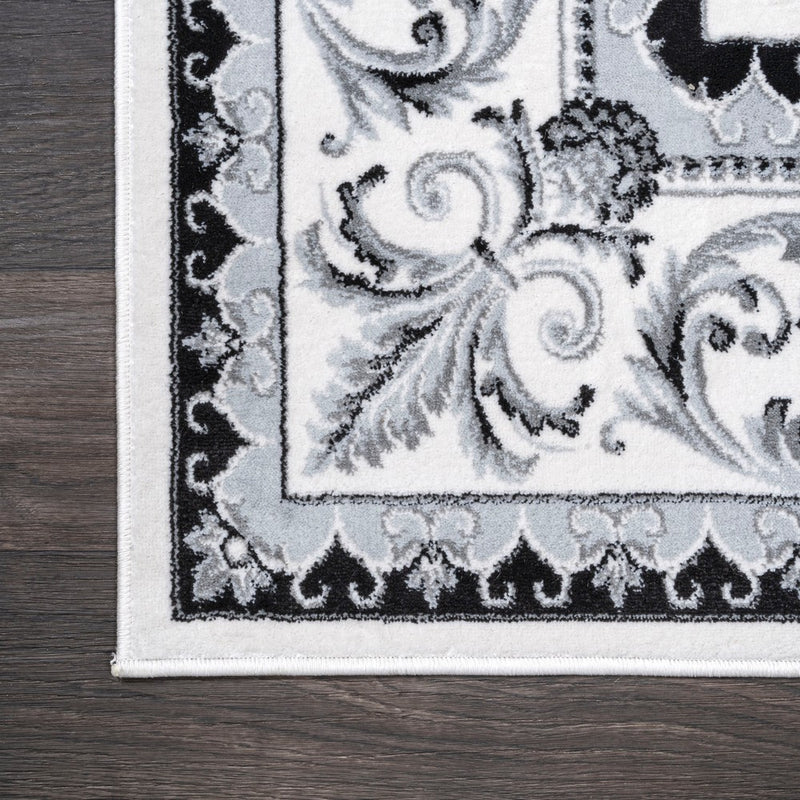 Acanthus French Border Area Rug