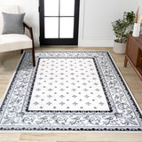 Acanthus French Border Area Rug