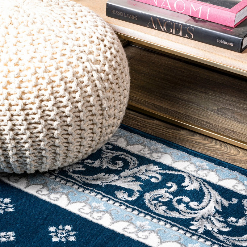 Acanthus French Border Area Rug