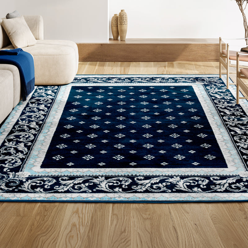 Acanthus French Border Area Rug