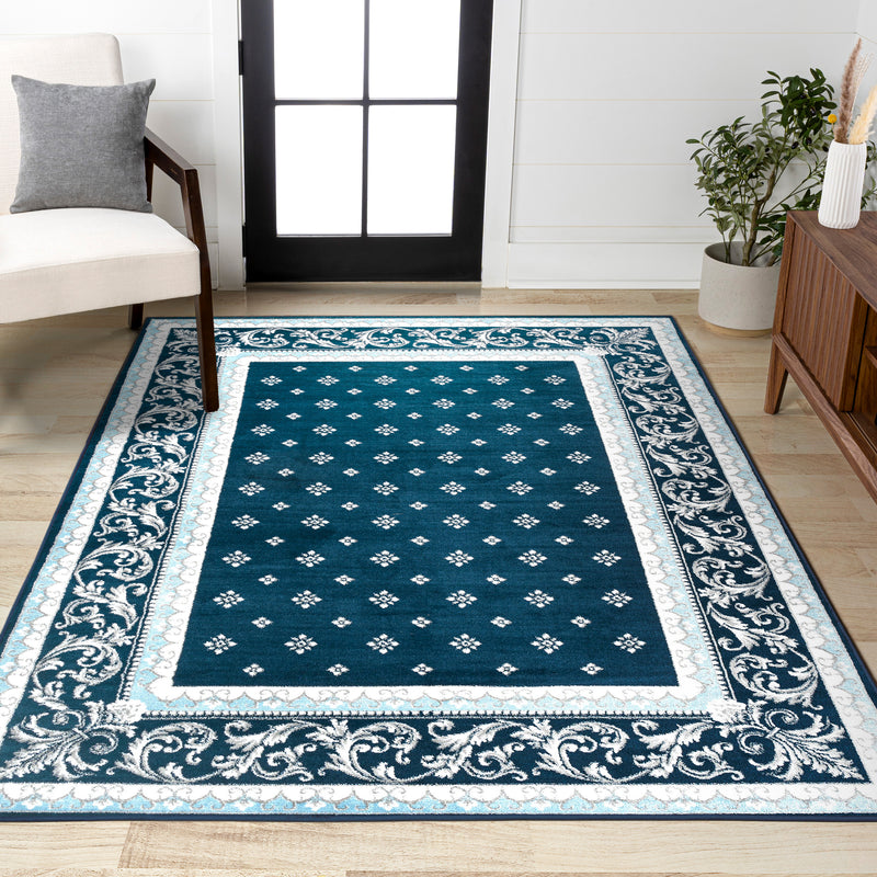 Acanthus French Border Area Rug