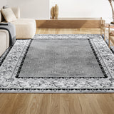Acanthus French Border Area Rug