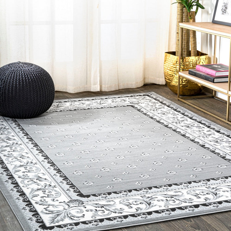 Acanthus French Border Area Rug