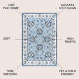 Cherie French Cottage Area Rug