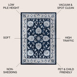 Cherie French Cottage Area Rug