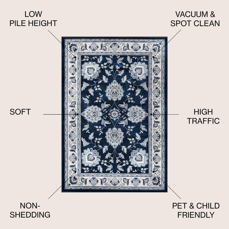 Cherie French Cottage Area Rug