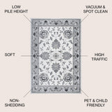Cherie French Cottage Area Rug