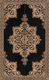 Dory Medallion Border Foldable Waterproof Reversible Plastic Straw Area Rug
