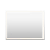 Pax Rectangular Frameless Anti-Fog Aluminum Front/Back-lit Tri-color LED Bathroom Vanity Mirror with Smart Touch Control - JONATHAN Y