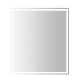 Pax Rectangular Frameless Anti-Fog Aluminum Front/Back-lit Tri-color LED Bathroom Vanity Mirror with Smart Touch Control