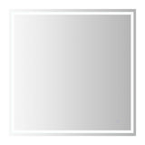 Pax Rectangular Frameless Anti-Fog Aluminum Front/Back-lit Tri-color LED Bathroom Vanity Mirror with Smart Touch Control