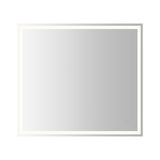 Pax Rectangular Frameless Anti-Fog Aluminum Front/Back-lit Tri-color LED Bathroom Vanity Mirror with Smart Touch Control