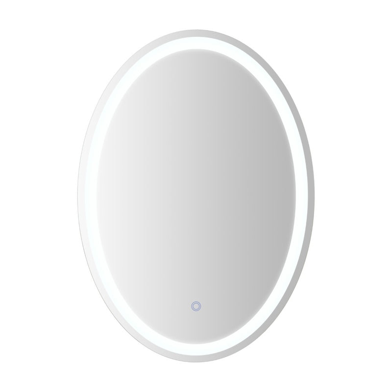 Dane 27 Round Frameless Anti-Fog Aluminum Front/Back-lit Tri-color LED Bathroom Vanity Mirror with Smart Touch Control