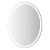 Dane 27 Round Frameless Anti-Fog Aluminum Front/Back-lit Tri-color LED Bathroom Vanity Mirror with Smart Touch Control
