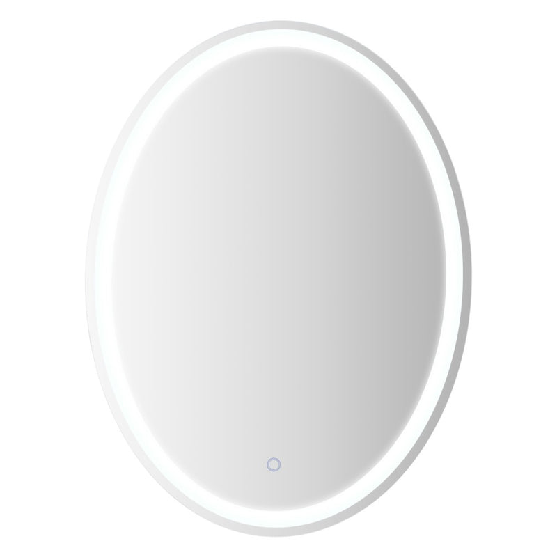 Dane 27 Round Frameless Anti-Fog Aluminum Front/Back-lit Tri-color LED Bathroom Vanity Mirror with Smart Touch Control
