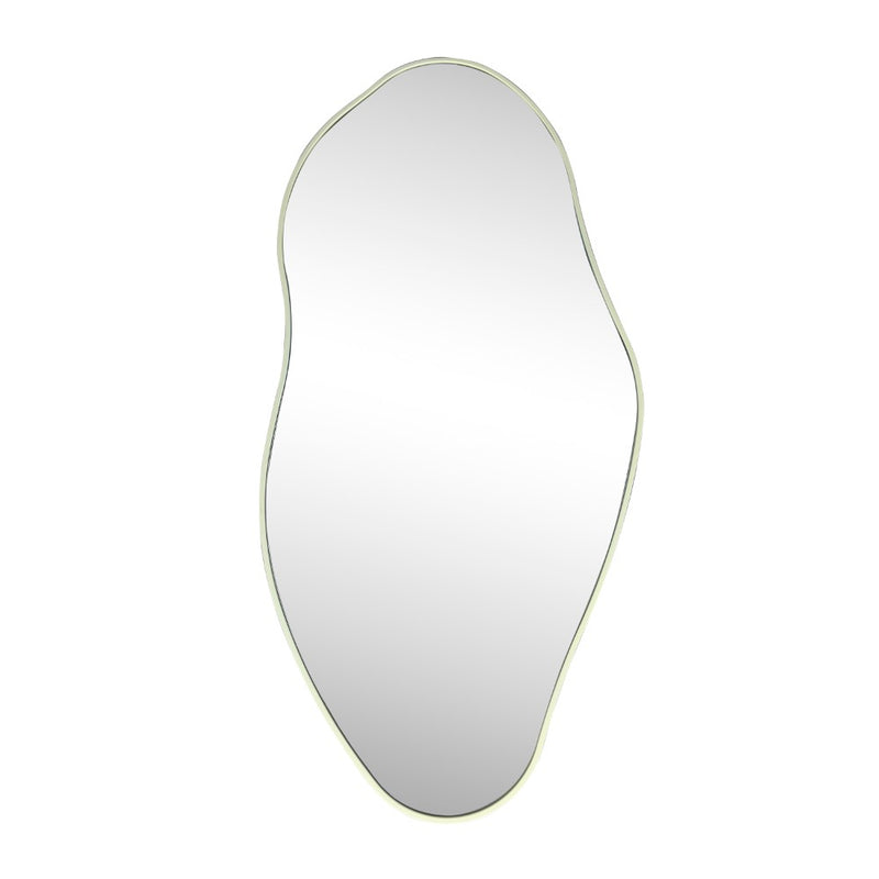 Everly 20 in. W x 42 in. H Large Irregular Framed Decorative Wall Mirror - JONATHAN Y