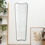 Alfie 20 in. W x 59 in. H Large Rectangular Metal Framed Wall Mounted Full-Length Mirror - JONATHAN Y