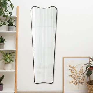 Alfie 20 in. W x 59 in. H Large Rectangular Metal Framed Wall Mounted Full-Length Mirror - JONATHAN Y