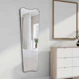 Alfie 20 in. W x 59 in. H Large Rectangular Metal Framed Wall Mounted Full-Length Mirror - JONATHAN Y