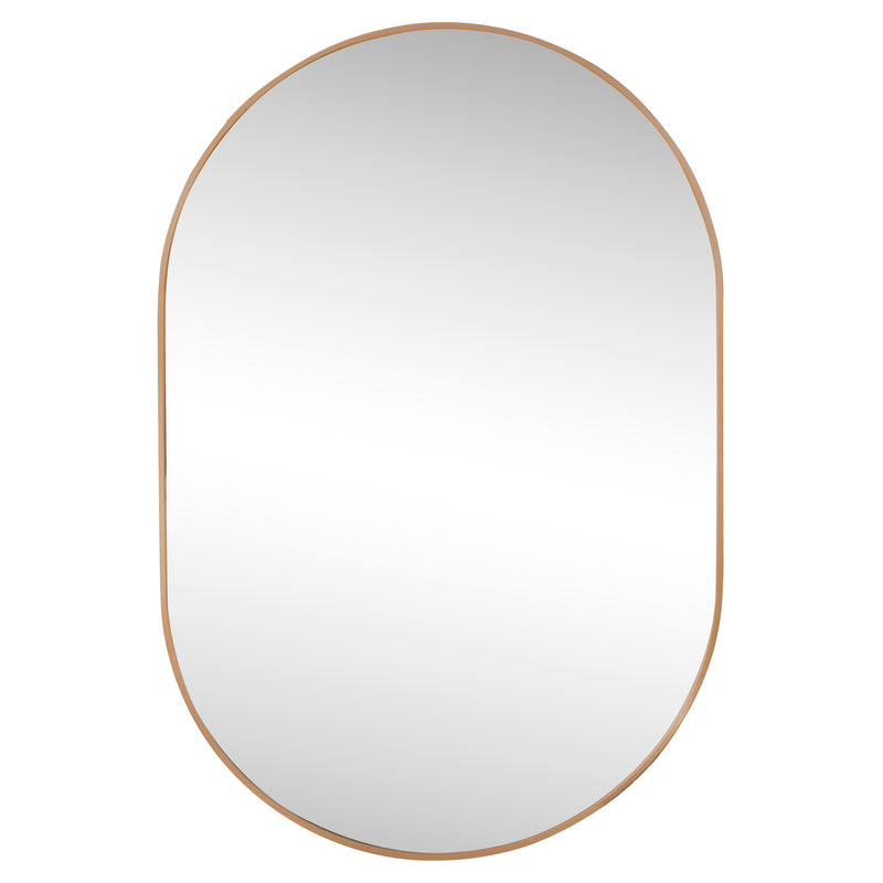 Milly 24 in. W x 36 in. H Medium Oval Metal Framed Wall Mirror - JONATHAN Y
