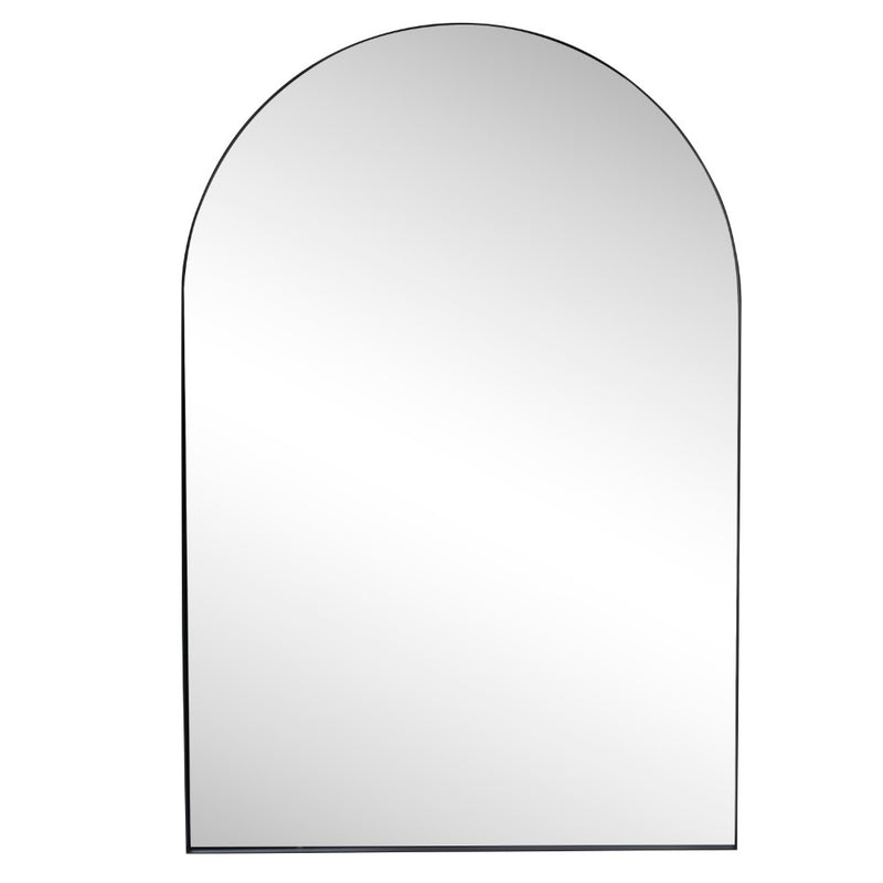 Elodie 24 in. W x 36 in. H Medium Arched Metal Framed Wall Mounted Mirror - JONATHAN Y