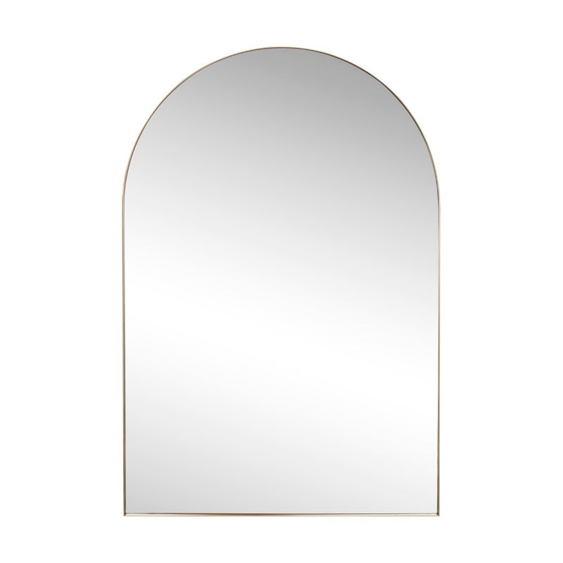 Elodie 24 in. W x 36 in. H Medium Arched Metal Framed Wall Mounted Mirror - JONATHAN Y