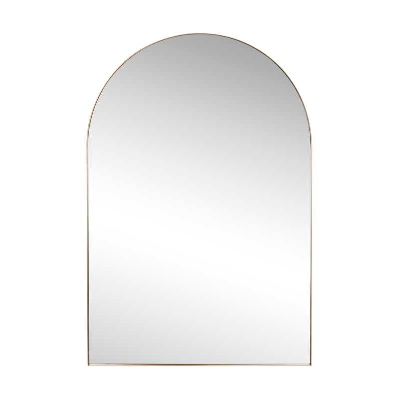 Elodie 24 in. W x 36 in. H Medium Arched Metal Framed Wall Mounted Mirror - JONATHAN Y