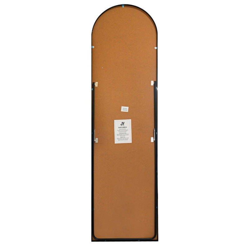 Adrian 16 in. W x 59 in. H Large Arched Metal Framed Floor Full-Length Mirror - JONATHAN Y