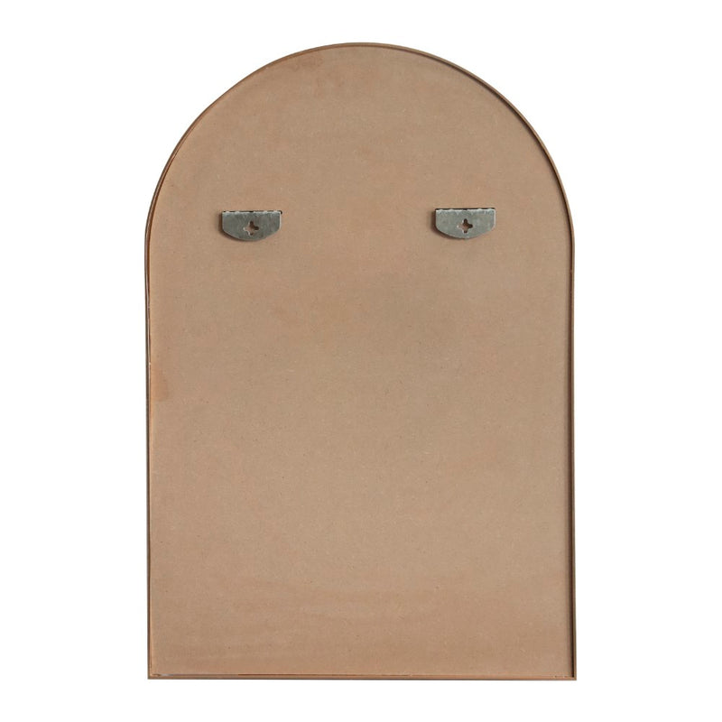 Elodie Small Arched Metal Framed Wall Mounted Mirror