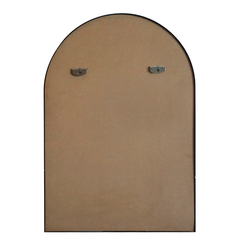 Elodie Small Arched Metal Framed Wall Mounted Mirror