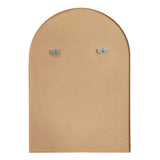 Elodie Small Arched Metal Framed Wall Mounted Mirror